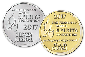 San Francisco World Spirits Competition medals