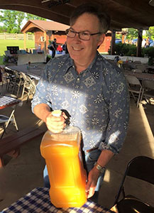 Alan Brown with cocktail