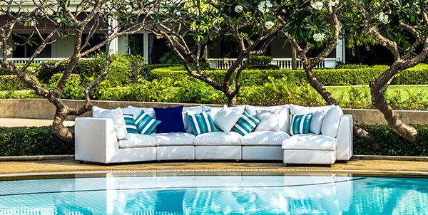 A relaxing tropical setting